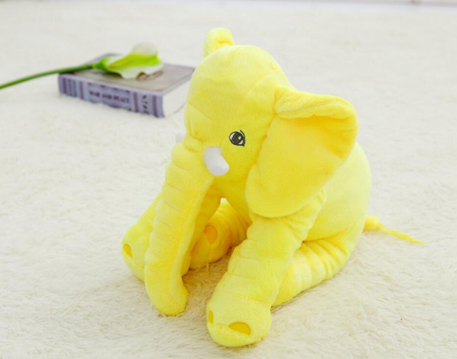 Éléphant Poupée En Peluche Jouet Éléphant Oreiller Bébé Confort Poupée