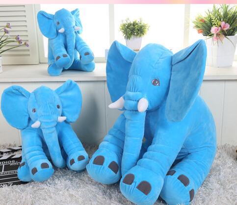 Éléphant Poupée En Peluche Jouet Éléphant Oreiller Bébé Confort Poupée